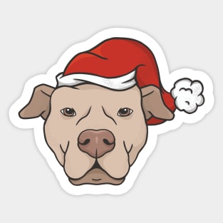 CHRISTMAS PITBULL Sticker